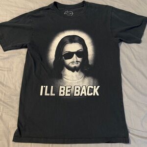 “I’ll be back” novelty shirt Sz M